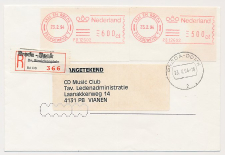 Aangetekend Breda Donk 1994 - Overstempeld strookje 