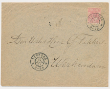 Grootrondstempel Terborg - Werkendam 1901