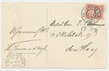 Grootrondstempel Valkenburg (Lb.) 1908