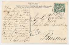 Grootrondstempel Valkenburg (Lb.) - Bussum 1908 