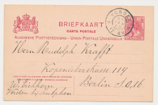 Grootrondstempel Vorden - Berlin Duitsland 1908