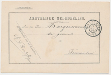 Grootrondstempel Winschoten - Termunten 1900