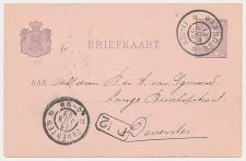 Grootrondstempel Warmond - Deventer 1899