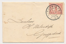 Grootrondstempel Winsum (Grn:) - Grijpskerk 1901