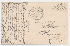 Grootrondstempel Warns - Bozum 1917