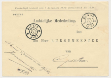 Grootrondstempel De Wijk - Gieten 1904