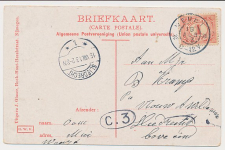 Grootrondstempel Weurt - Sliedrecht 1913