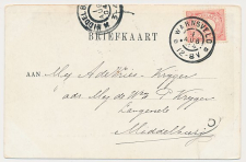 Grootrondstempel Warnsveld - Middelburg 1904