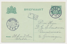 Grootrondstempel Wedde 1911