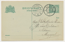 Grootrondstempel De Wijk - Meppel 1910
