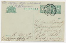 Grootrondstempel Wezep (Gld.) - Hille Duitsland 1910