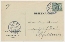 Grootrondstempel Wapenveld 1913