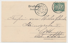 Grootrondstempel Wezep (Gld.) - Gottingen Duitsland 1907
