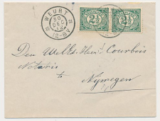 Grootrondstempel Weurt - Nijmegen 1912