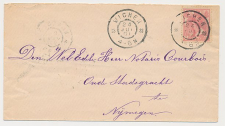 Grootrondstempel Wichen - Nijmegen 1901