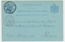 Grootrondstempel Zetten - Paris France 1896
