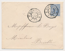 Grootrondstempel Zierikzee - Brielle 1897