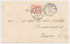 Grootrondstempel Wijhe - Zutphen 1906