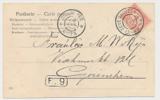 Grootrondstempel Zevenhuizen (Z:H:) - Gorinchem 1905