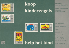 PTT Reklame-schildje Em. Kind 1965