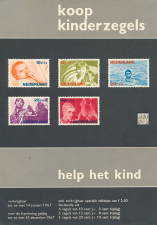 PTT Reklame-schildje Em. Kind 1966