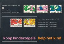 PTT Reklame-schildje Em. Kind 1968