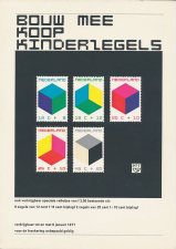 PTT Reklame-schildje Em. Kind 1970