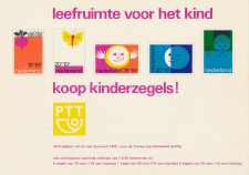 PTT Reklame-schildje Em. Kind 1971