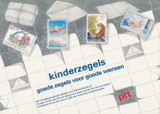 PTT Reklame-schildje Em. Kind 1980