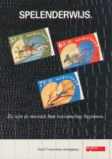 PTT Reklame-schildje Em. Kind 1990