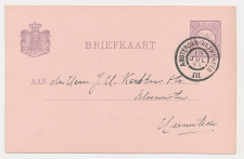 Grootrondstempel traject: Amsterdam - Antwerpen III 1899        