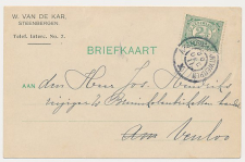 Grootrondstempel traject: Amsterdam - Antwerpen X 1911