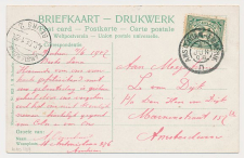Grootrondstempel traject: Amsterdam - Emmerik D 1908