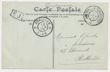 Grootrondstempel traject: Amsterdam - Enkhuizen C 1905