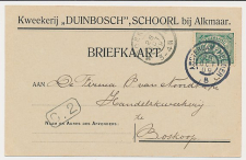 Grootrondstempel traject: Amsterdam - Helder B 1909