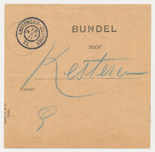 Grootrondstempel traject: Amsterdam - Zutphen IX 1911