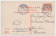 Grootrondstempel traject: Amsterdam - Zutphen V 1912