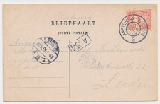 Grootrondstempel traject: Amsterdam - Zutphen G 1909