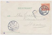 Grootrondstempel traject: Amsterdam - Zutphen I 1909