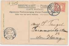 Grootrondstempel traject: Arnhem - Breda V 1909