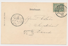 Grootrondstempel traject: Arnhem - Breda VII 1900