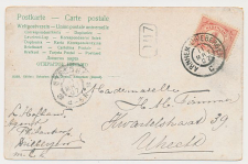 Grootrondstempel traject: Arnhem - Driebergen C 1907