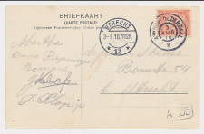 Grootrondstempel traject: Arnhem - Oldenzaal K 1910