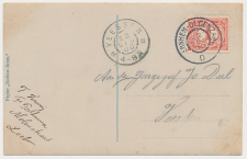 Grootrondstempel traject: Arnhem - Oldenzaal D 1908
