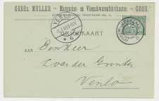 Grootrondstempel traject: Arnhem - Oldenzaal D 1908