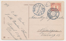 Grootrondstempel traject: Arnhem - Rotterdam V 1912