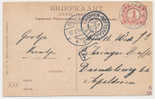 Grootrondstempel traject: Arnhem - Rotterdam E 1910