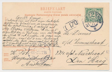 Grootrondstempel traject: Arnhem - Rotterdam B 1911