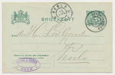 Grootrondstempel traject: Breda - Arnhem H 1906