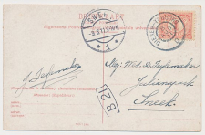 Grootrondstempel traject: Dieren - Terborg D 1911